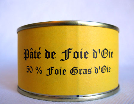 Pâté 50% de foie d'oie (130g)