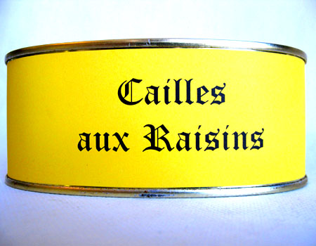 Cailles aux raisins (600g)
