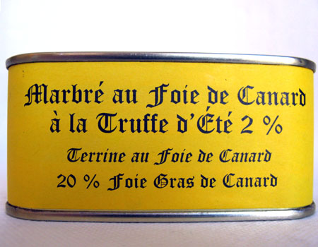 Marbré au foie de canard truffé à 2% (310g)