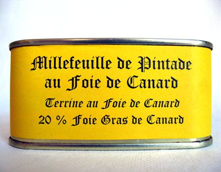 Millefeuille de pintade au foie gras de canard (310g)