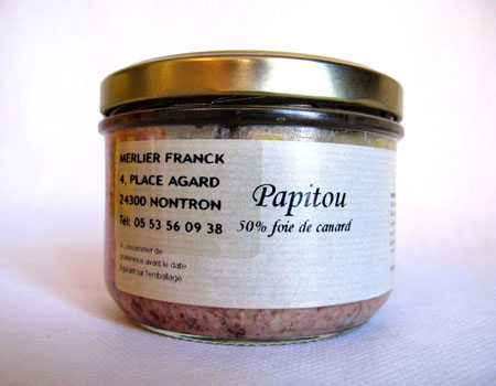 Papitou 50% foie gras de canard (190g)